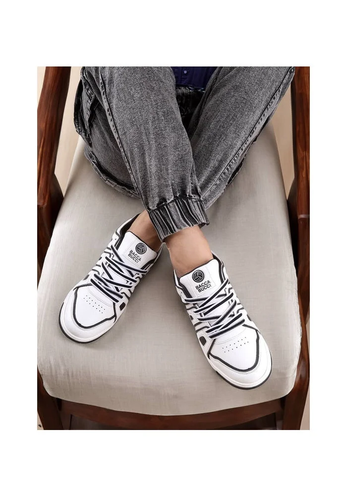 Bacca Bucci White Metrolites Urban Pulse Edition Sneakers for Men | Best Price UAE